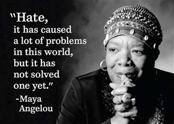 Maya Angelou Quote Refrigerator Magnet - 'Try To Be A Rainbow In Someone's Cloud' Inspiration