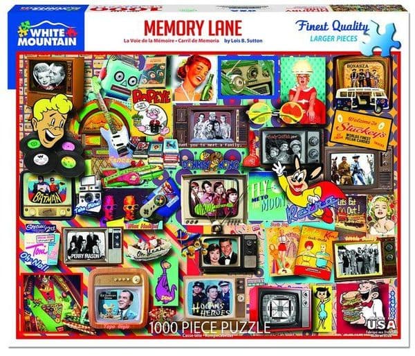 Memory Lane 1000 piece jigsaw puzzle 760mm x 610mm (wmp)