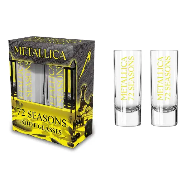 Metallica 72 Seasons Set of Two Shot Glasses
