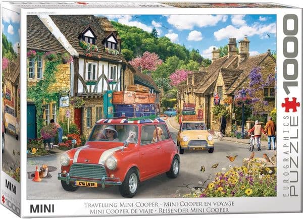 Mini Cooper 1000 piece jigsaw puzzle by Eurographics  680mm x 490mm
