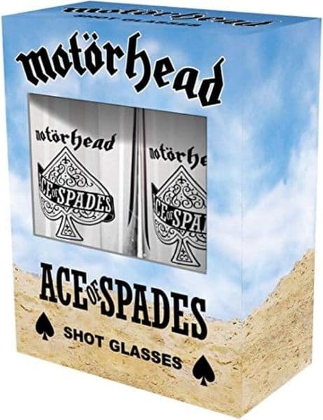 Motorhead Ace of Spades   Set of Two Shot Glasses (rz)