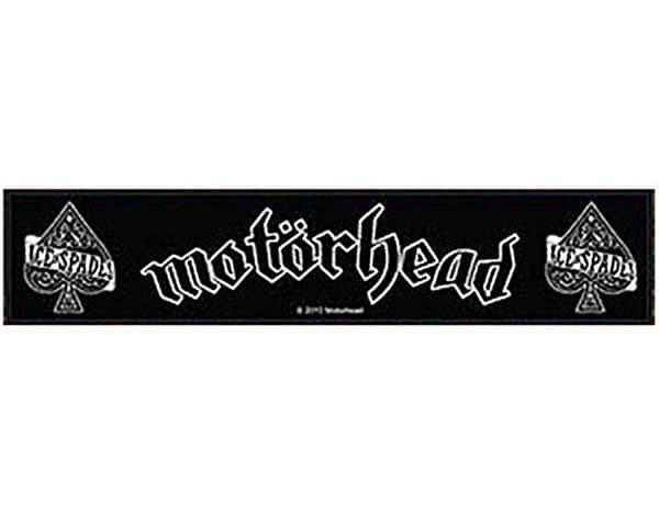 Motorhead Ace Of Spades sew-on cloth strip patch 200mm x 50mm