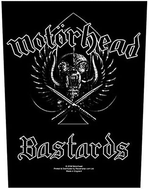Motorhead Bastards jumbo sized sew-on cloth backpatch  (rz)