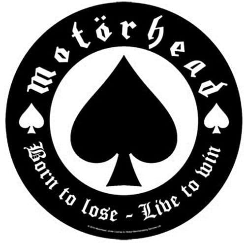 Motorhead Born To Lose large round sew-on backpatch (rz)