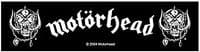 Motorhead War Pig  sew-on cloth strip patch  190mm x 50mm  (rz)