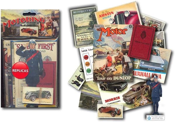 Motoring nostalgic ephemera memorabilia pack (mp)