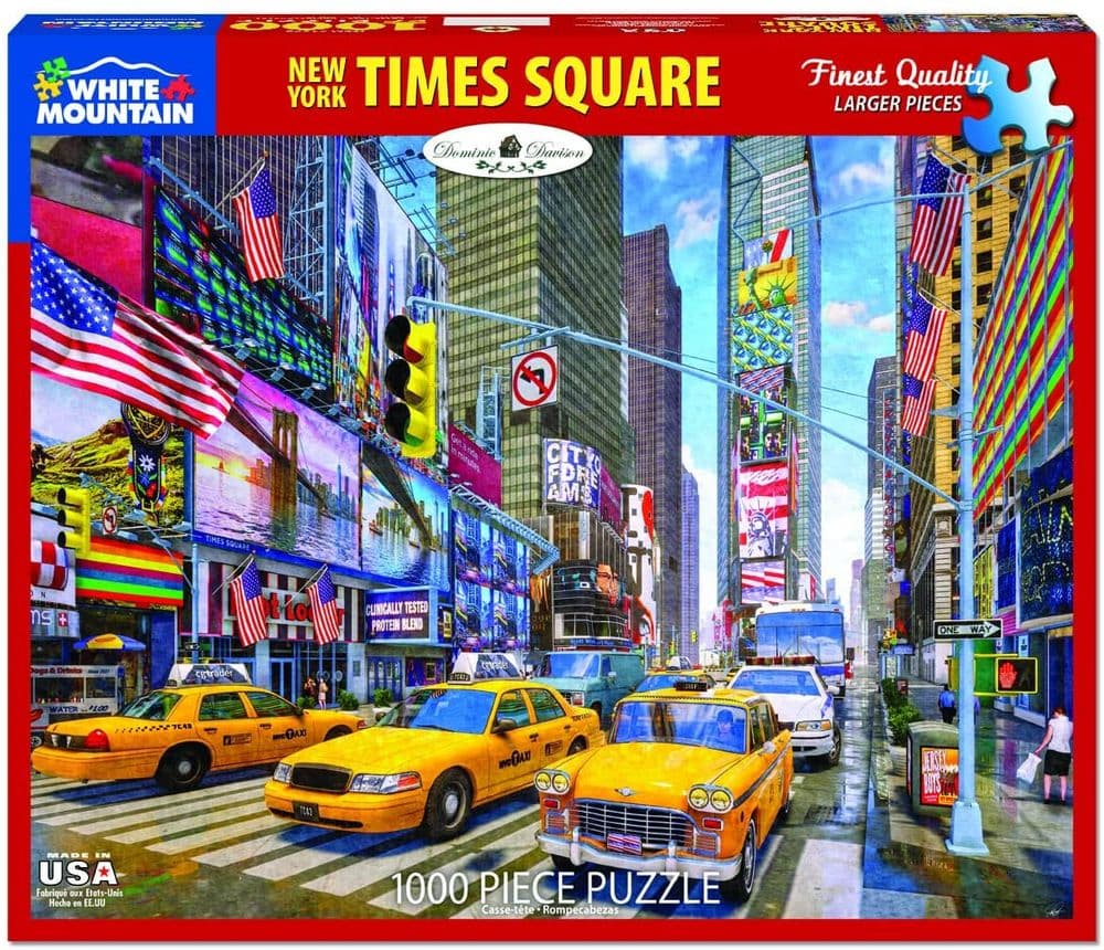 New York Times Square 1000 piece jigsaw puzzle 760mm x 610mm wmp