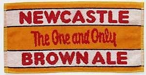 Newcastle Brown Ale Cotton Bar Towel 525mm x 250mm