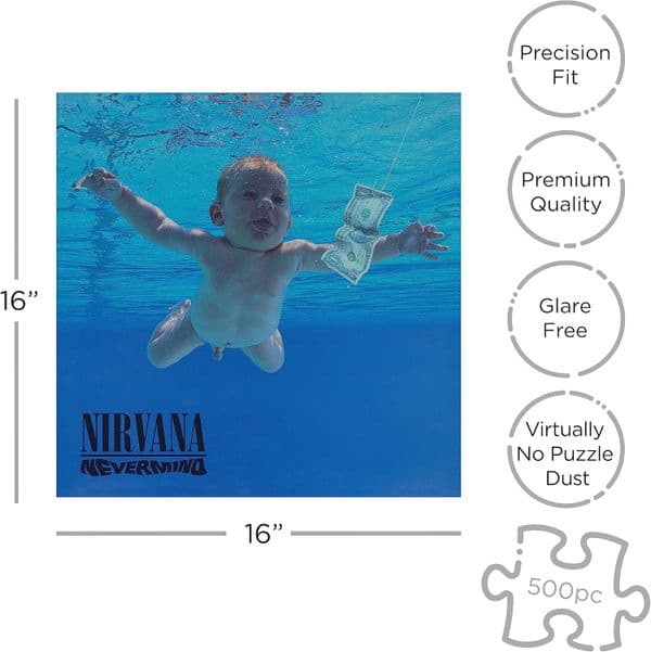 Nirvana Nevermind 500  piece jigsaw puzzle   390mm x 390mm