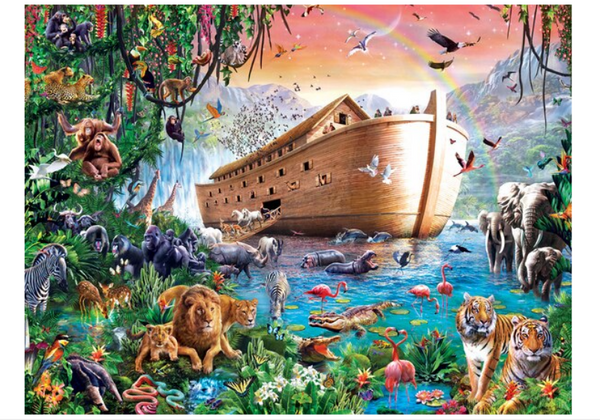 Noah's Ark Finds Shore 550 piece jigsaw puzzle 610mm x 460mm  (mpc)