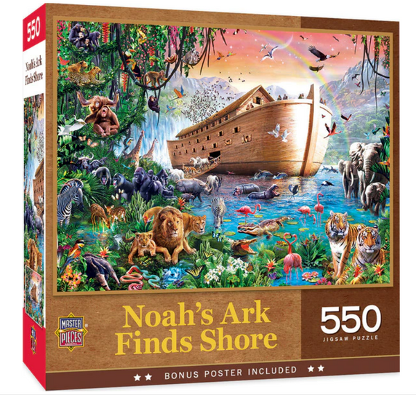 Noah's Ark Finds Shore 550 piece jigsaw puzzle 610mm x 460mm (mpc)