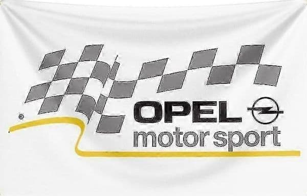 Opel Motor Sport flag landscape 1500mm x 900mm