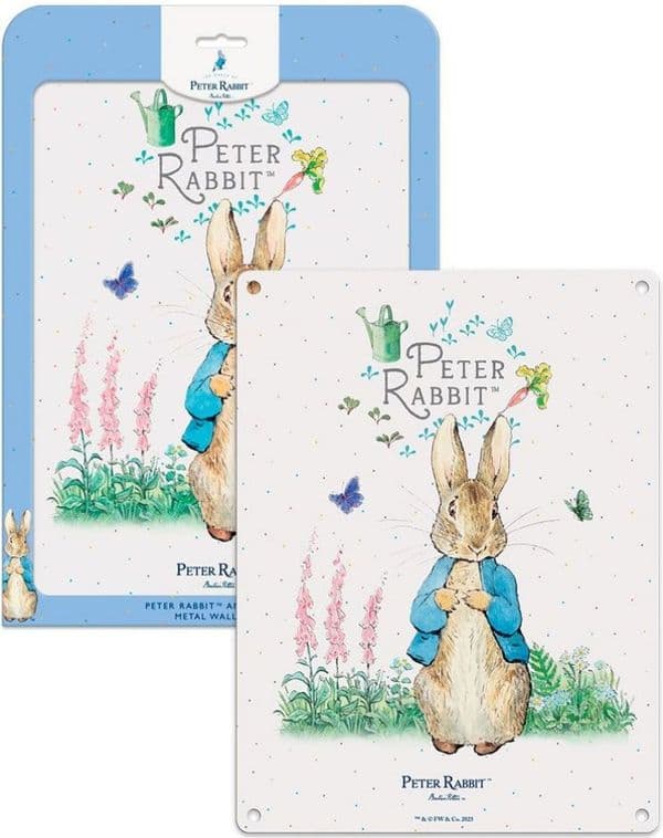 Peter Rabbit by Beatrix Potter Licensed Large Steel Sign 400mm x 300mm 6290