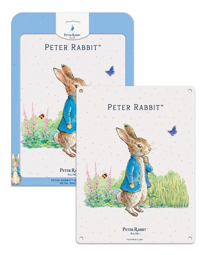 Sign Post Peter Rabbit Peter Rabbit by Beatrix Potter Licensed Large Steel Sign 400mm x 300mm 6296