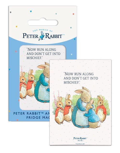 Peter Rabbit Now Run Along by Beatrix Potter fridge magnet 6297