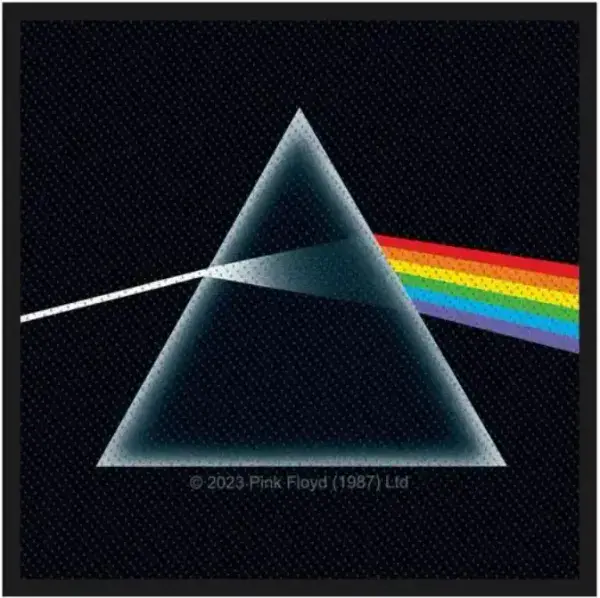 Pink Floyd Dark Side of the Moon  sew-on cloth patch 100mm x 100mm   (rz)