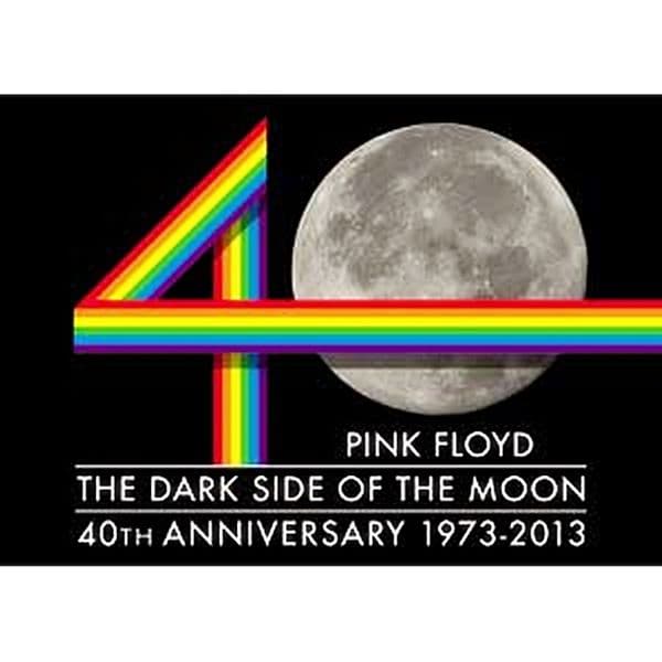 Pink Floyd DSOTM 40th Anniv. moon steel fridge magnet (cv)