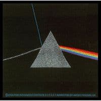 Pink Floyd DSOTM glittery sew-on cloth patch 100mm x 100mm   (rz)