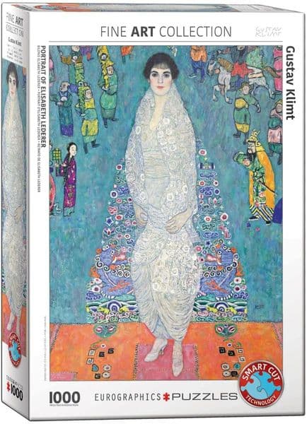 Portrait of Elisabeth Lederer by Gustav Klimt 1000 piece jigsaw puzzle 680mm x 480mm