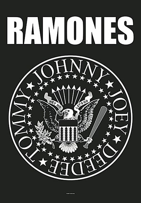 Ramones Eagle Logo large fabric poster / flag 1100mm x 750mm (hr)