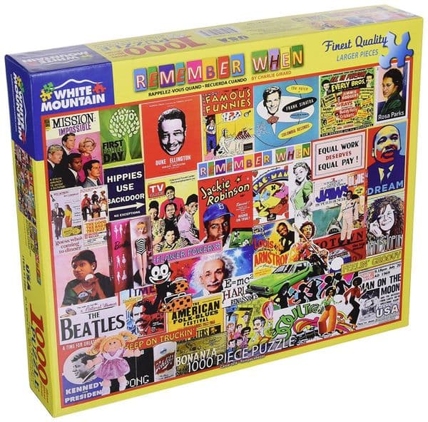 Remember When 1000 piece jigsaw puzzle 750mm x 600mm (wmp)