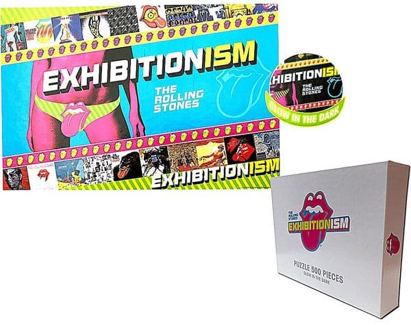 Rolling Stones Exhibitionism Glow In The Dark jigsaw puzzle  500 piece (ro)