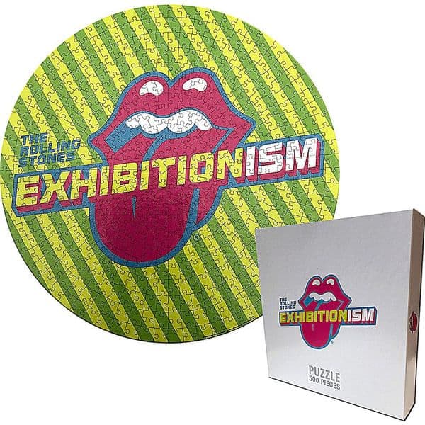 Rolling Stones Exhibitionism Round jigsaw puzzle 500 piece (ro)