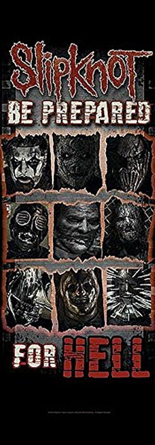 Slipknot Be Prepared For Hell large fabric poster/ flag 1500mm x 530mm (hr)
