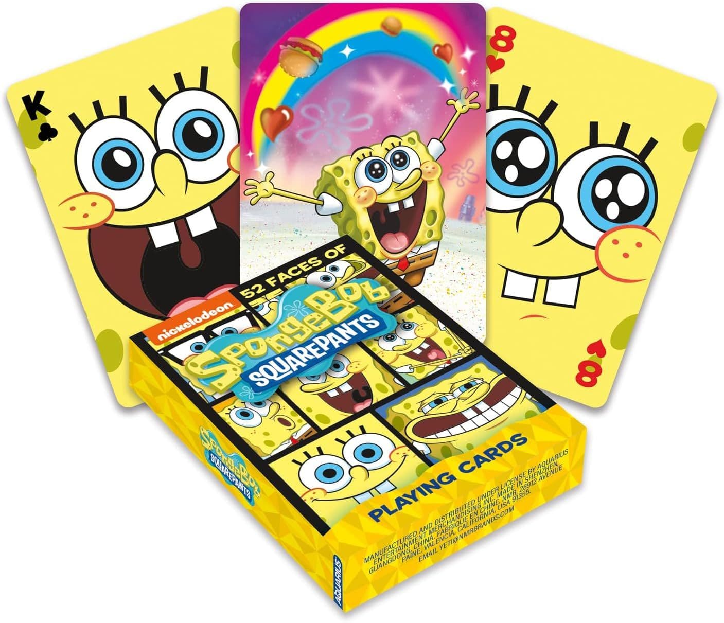 Carte Da Gioco SpongeBob Natale - Set 52 + Jolly - Nuove