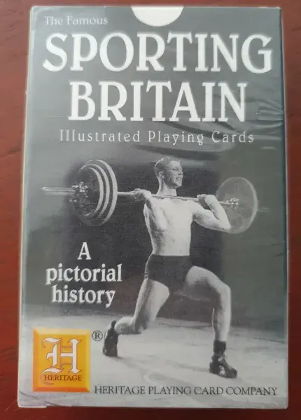 Sporting Britain - a pictorial history  set of 52 playing cards + jokers   (hpc)