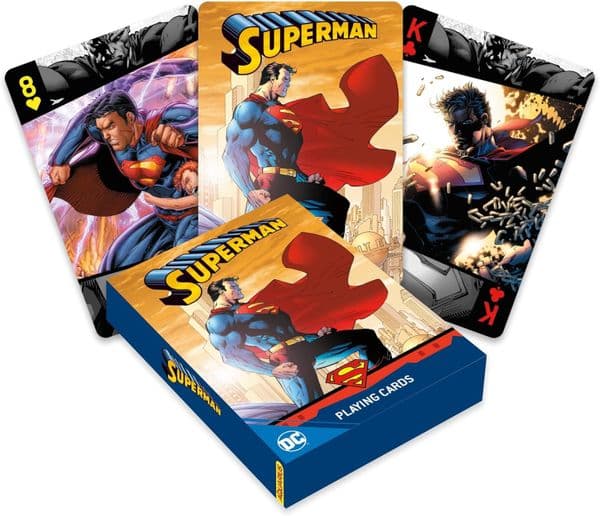Superman set of 52 playing cards + jokers 52955