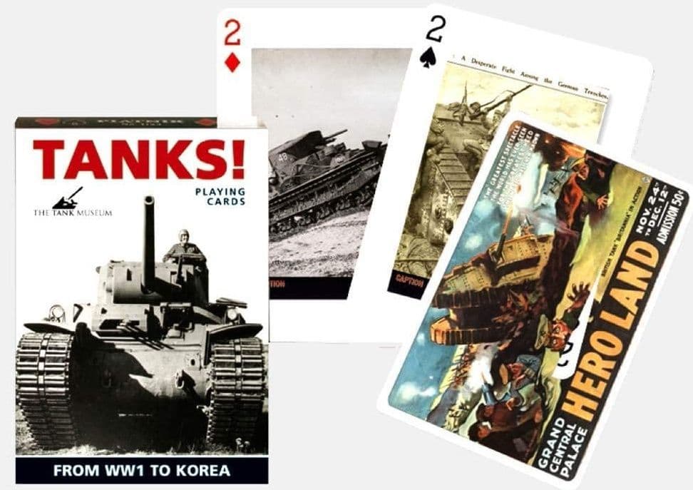 Tanks set of 52 playing cards jokers gib