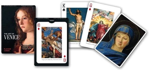 The Art of Venice set of 52 playing cards + jokers (gib)