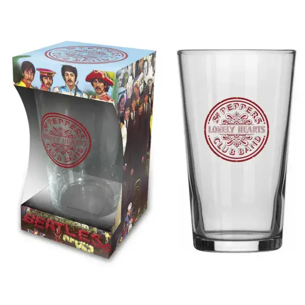 The Beatles Sgt. Peppers Lonely Hearts  Club Band Beer Glass