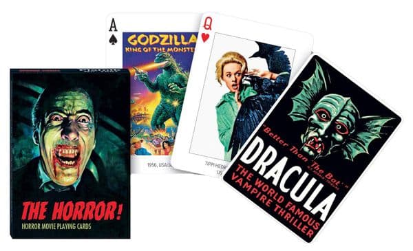The Horror! set of 52 playing cards + jokers   (gib)