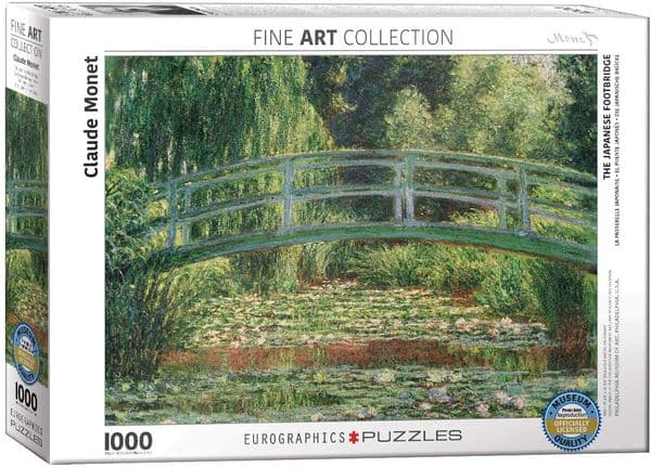 The Japanese Footbridge Claude Monet 1000 piece jigsaw puzzle 680mm x 490mm (pz)