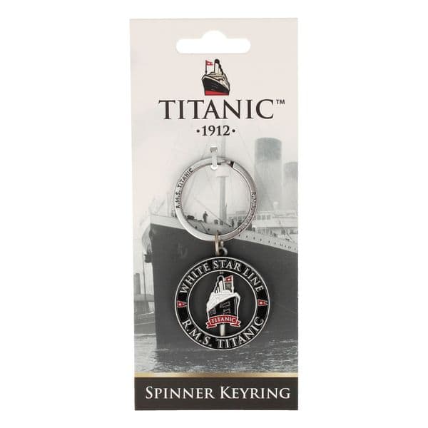 Titanic Collectors Metal Spinner Keyring