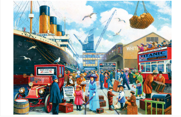 Titanic  Now Boarding 1000 piece jigsaw puzzle 680mm x 489mm  (60346)
