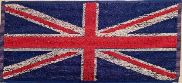 Union Jack Flag  Cotton Bar owel   500mm x 230mm