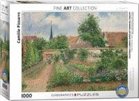 Vegetable Garden Overcast by Camille Pissarro 1000 piece jigsaw puzzle 680mm x 480mm (pz)