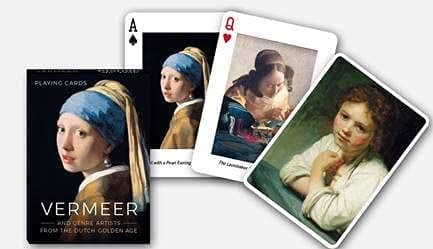 Vermeer and other Dutch artists set of 52 playing cards + jokers   (gib)
