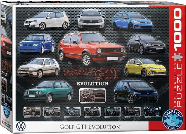 VW Golf GTi Evolution 1000 piece jigsaw puzzle by Eurographics  680mm x 490mm