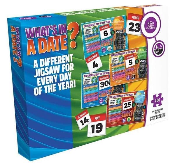 What's In A Date? **29th July** 400 Piece Jigsaw Puzzle 470mm x 320mm (hpy)