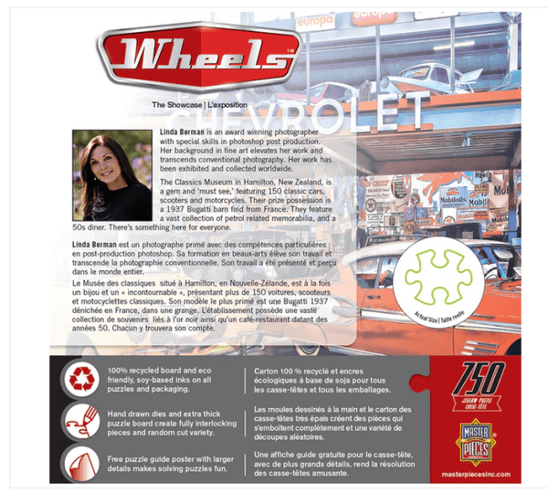 Wheels The Showcase 750 piece jigsaw puzzle 610mm x 460mm  (mpc)