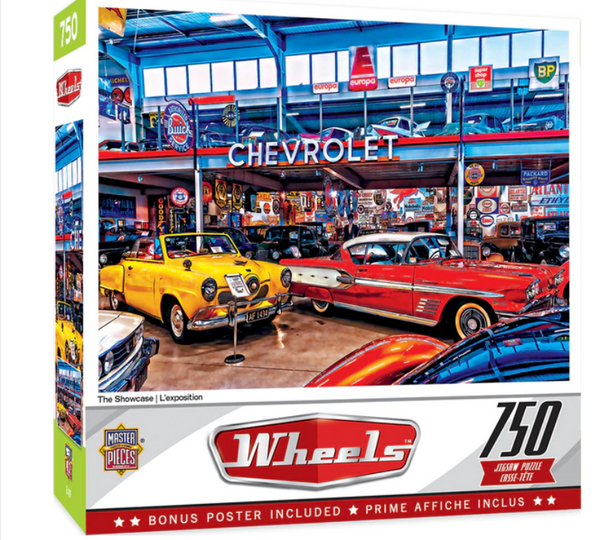 Wheels The Showcase 750 piece jigsaw puzzle 610mm x 460mm (mpc)