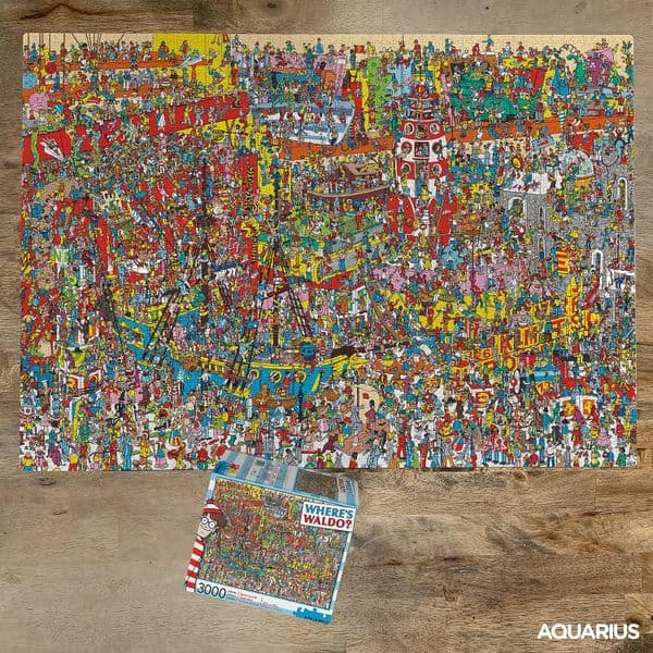 Where's Waldo (Wally) GIANT 3000 piece jigsaw puzzle 1150mm x 820mm