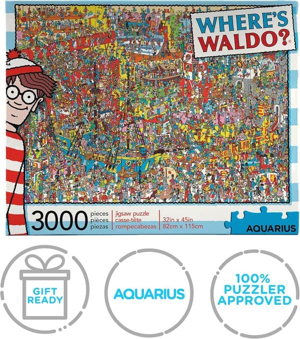 Where's Waldo (Wally) GIANT 3000 piece jigsaw puzzle 1150mm x 820mm