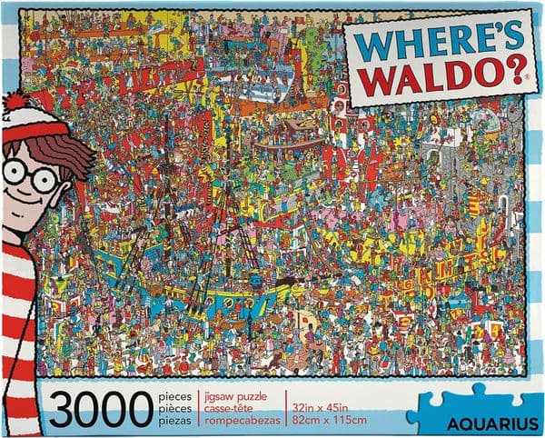 Where's Waldo (Wally) GIANT 3000 piece jigsaw puzzle 1150mm x 820mm