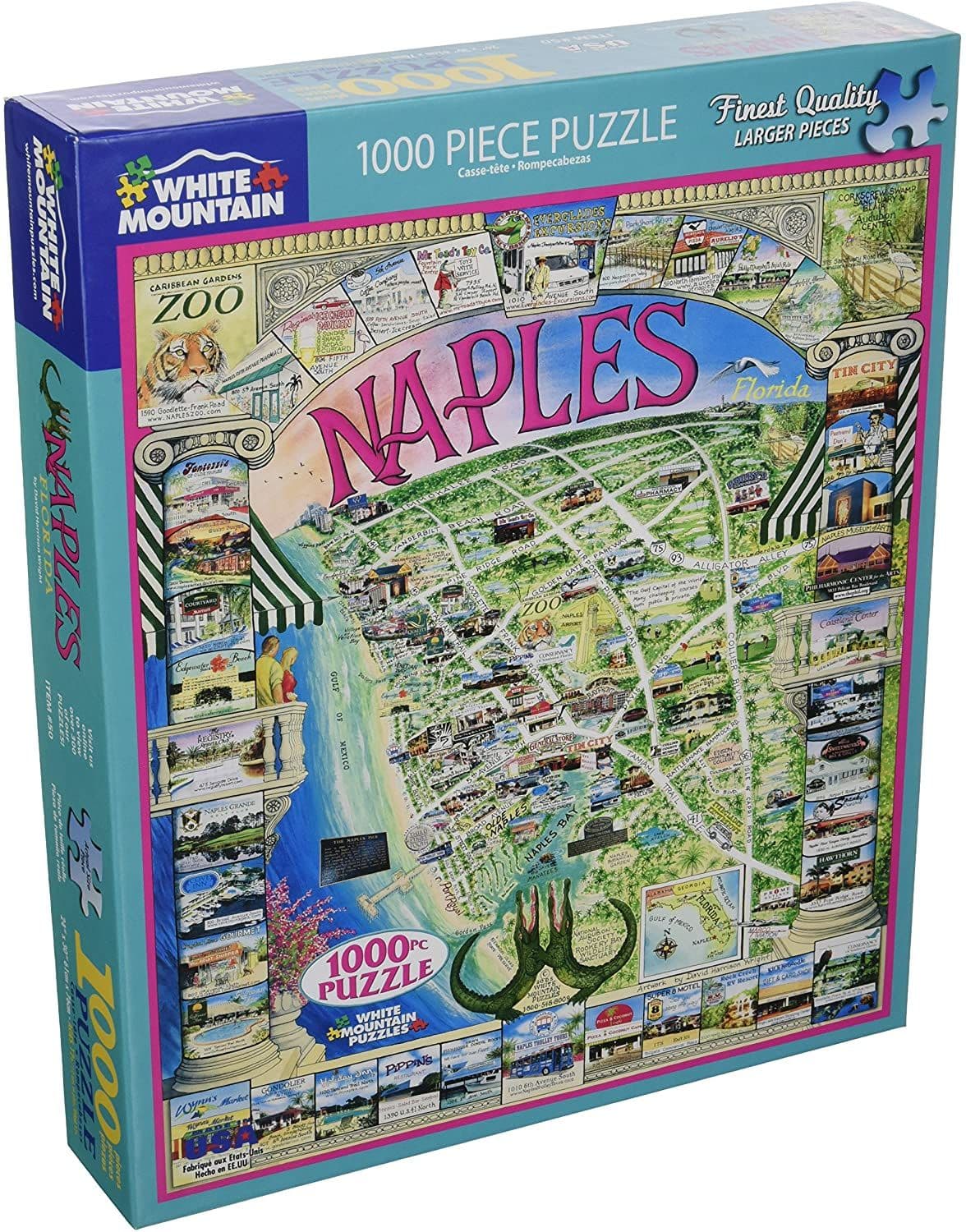 White Mountain Puzzles – 'I Love Ohio' 1000 Teile Puzzle, Fertig 76x61 Cm, Made In USA