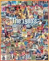 White Mountain Puzzles The Eighties 1000 piece jigsaw puzzle 760mm x 610mm